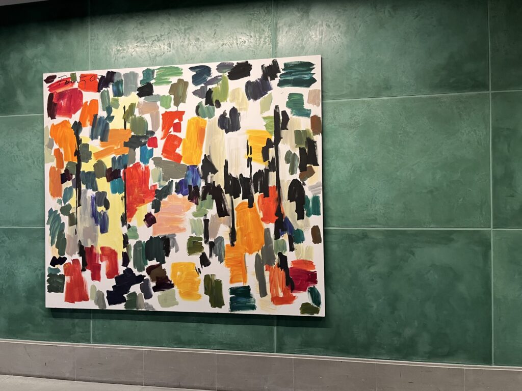 Mur vert émeraude